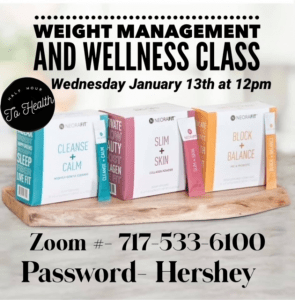 Weight Management and Wellness Class January 2021