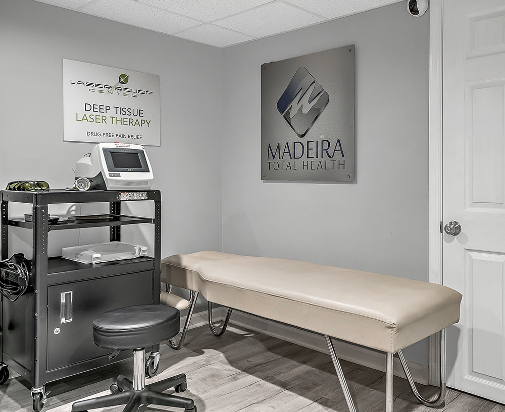 Madeira Chiropractic location equipped room